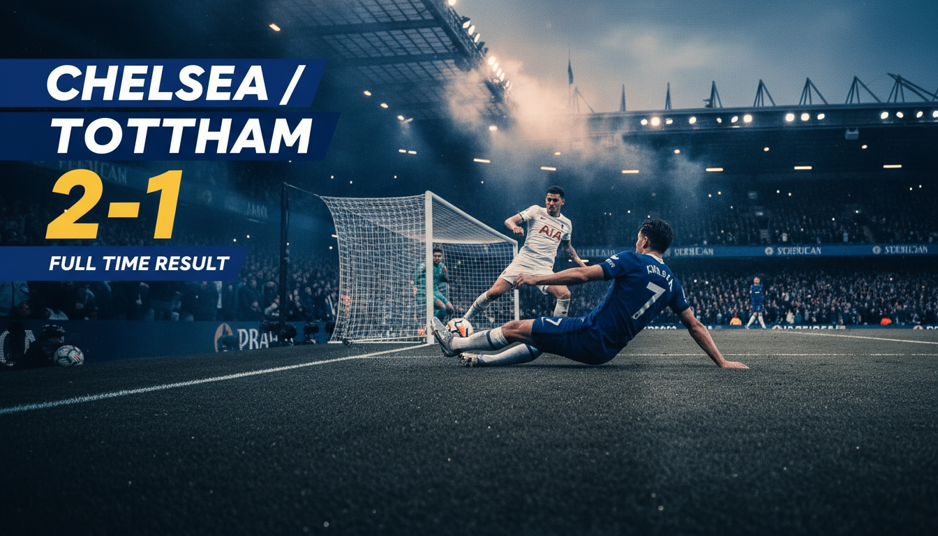 Kết quả Chelsea vs Tottenham